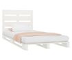Легло, бяло, 90x200 см, масивна борова дървесина thumbnail 4