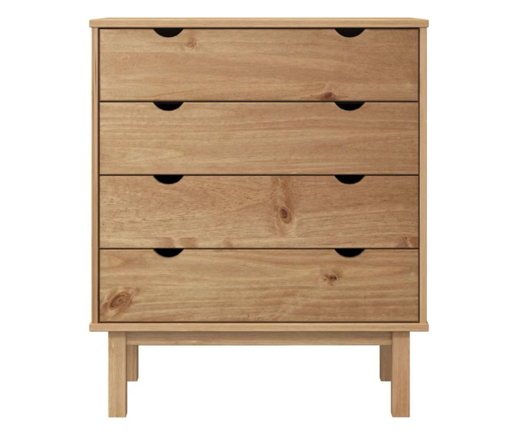 Συρταριέρα, 76,5x39,5x90 εκ., μασίφ ξύλο πεύκου - 3