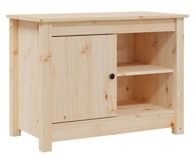 Comodă TV, 70x36,5x52 cm, lemn masiv de pin