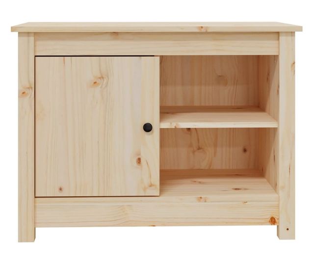 Comodă TV, 70x36,5x52 cm, lemn masiv de pin