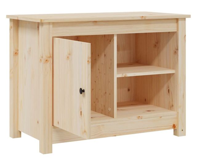 Comodă TV, 70x36,5x52 cm, lemn masiv de pin