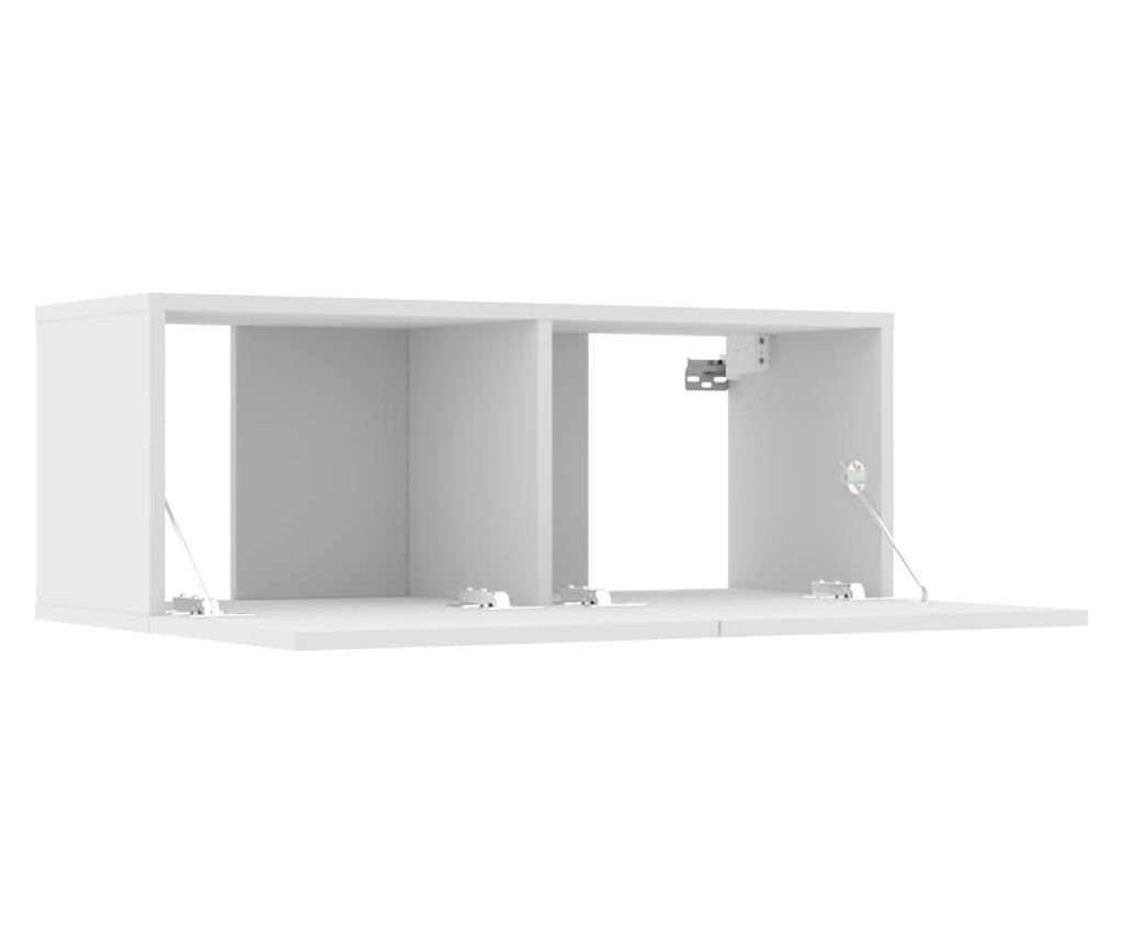 TV Ormarići, 4 kom, Bijeli, 80x30x30 cm, Kompozitno Drvo - 9