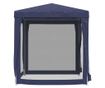Парти шатра с 4 мрежести стени, синя, 2x2 м, HDPE