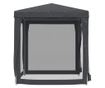 Парти шатра с 4 мрежести стени, антрацит, 2x2 м, HDPE thumbnail 4