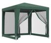 Парти шатра с 4 мрежести стени, зелена, 2.5x2.5 м, HDPE thumbnail 2