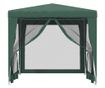 Парти шатра с 4 мрежести стени, зелена, 2.5x2.5 м, HDPE thumbnail 3