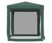 Парти шатра с 4 мрежести стени, зелена, 2x2 м, HDPE thumbnail 4