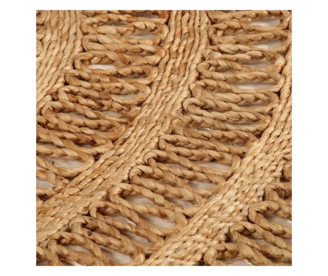 Prepletena preproga, 150 cm, juta, okrogla