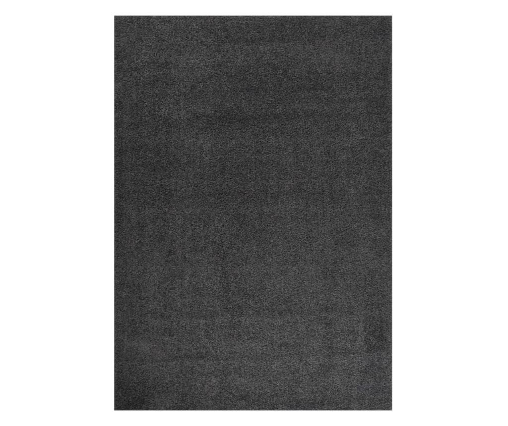 Χνουδωτό Χαλί, Μακριά Τρίχα, Ανθρακί, 120x170 εκ. - 2