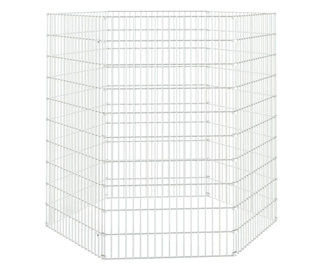 Kavez za zečeve sa 6 panela 54x100 cm od pocinčanog željeza
