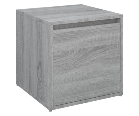 Úložný box se zásuvkou šedý sonoma 40,5 x 40 x 40 cm kompozit