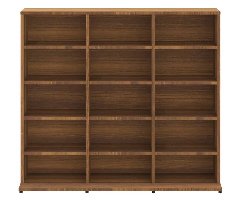 CD omarica, rjav hrast, 102x23x89,5 cm, Inženirski les - 4