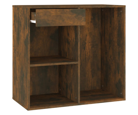 Козметичен шкаф, Опушен дъб, 80x40x75 см, инженерно дърво