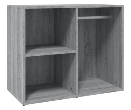 Шкаф за гримиране, Сив сонома, 80x40x65 см, инженерно дърво