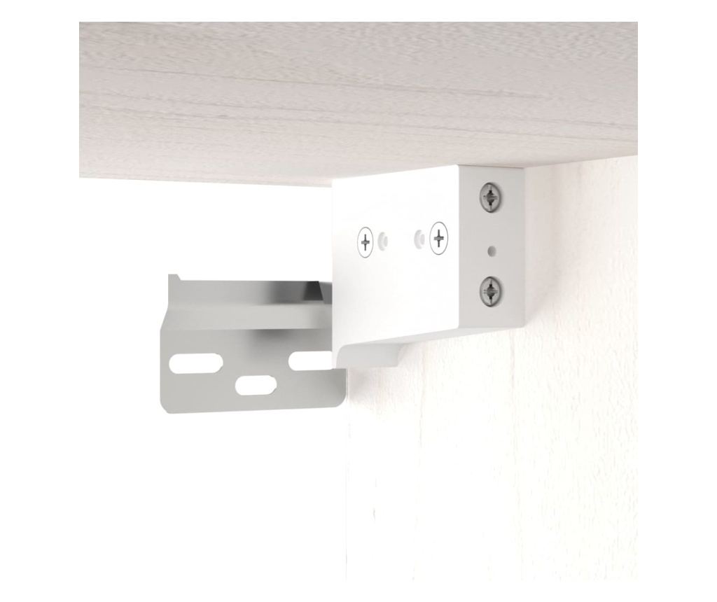 Omara, bela, 40x30x35 cm, masivno borovo leso - 7