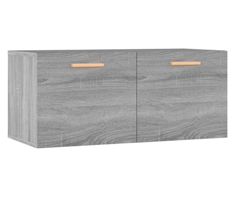 Стенен шкаф, сив сонома, 80x35x36,5 см, инженерно дърво
