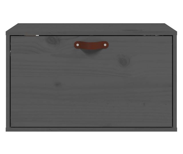 Omara, siva, 60x30x35 cm, masivno borovo leso