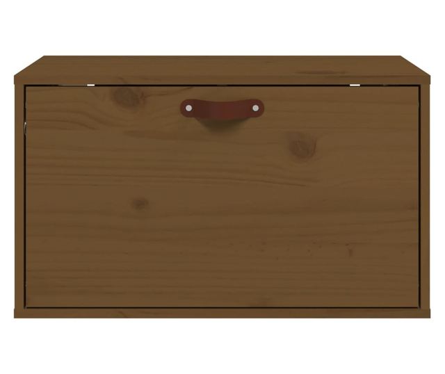 Omara, medena rjava, 60x30x35 cm, masivno borovo leso