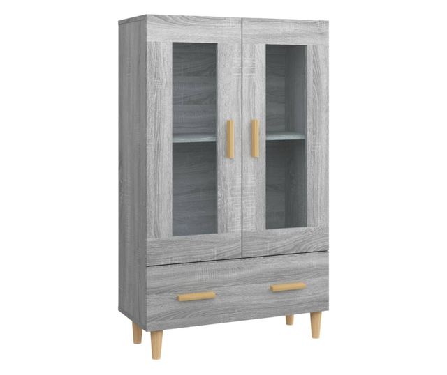 Dulap înalt, gri sonoma, 70x31x115 cm, lemn compozit