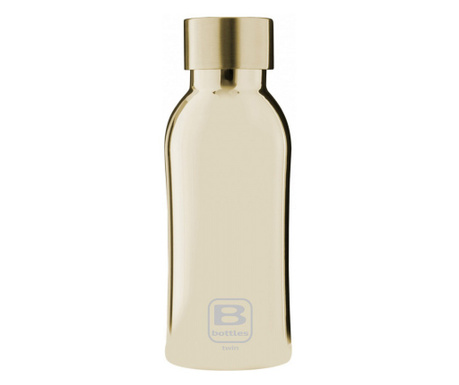 Termos B Bottles Twin Gold Lux 350 ml, Casa Bugatti - BBT-DL350DS, auriu