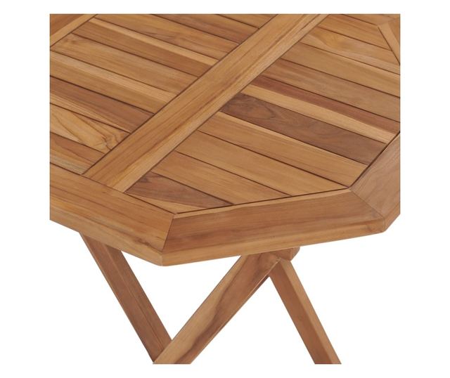 Vrtni namještaj, 3 dijela, masivno tikovo drvo