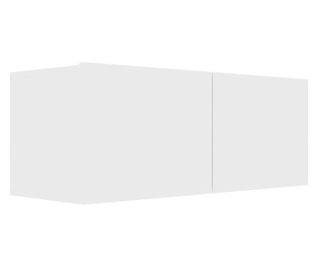 Zestaw szafki TV, 5 części, biały, drewno przetworzone