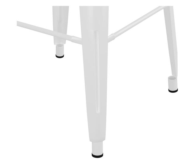 Set barskog namještaja, 7 dijelova, crno i bijelo