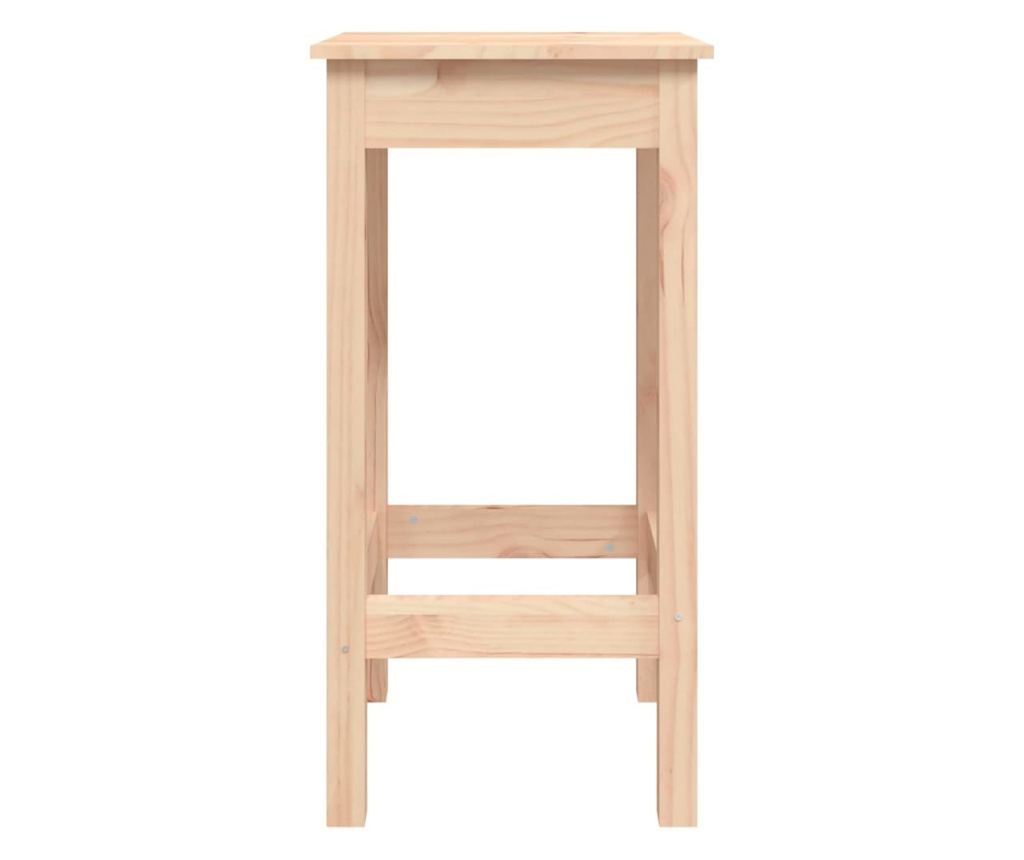 Бар столове, 2 бр., 40x40x78 см, Масивна борова дървесина - 4