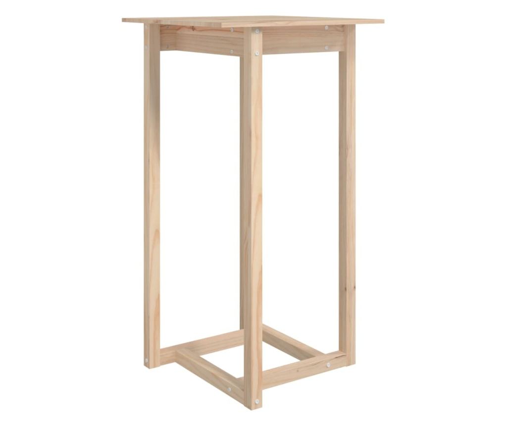 Barska miza, 60x60x110 cm, masivni bor - 2