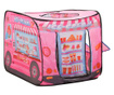 Детска палатка за игра с 250 топки розово 70x112x70 см
