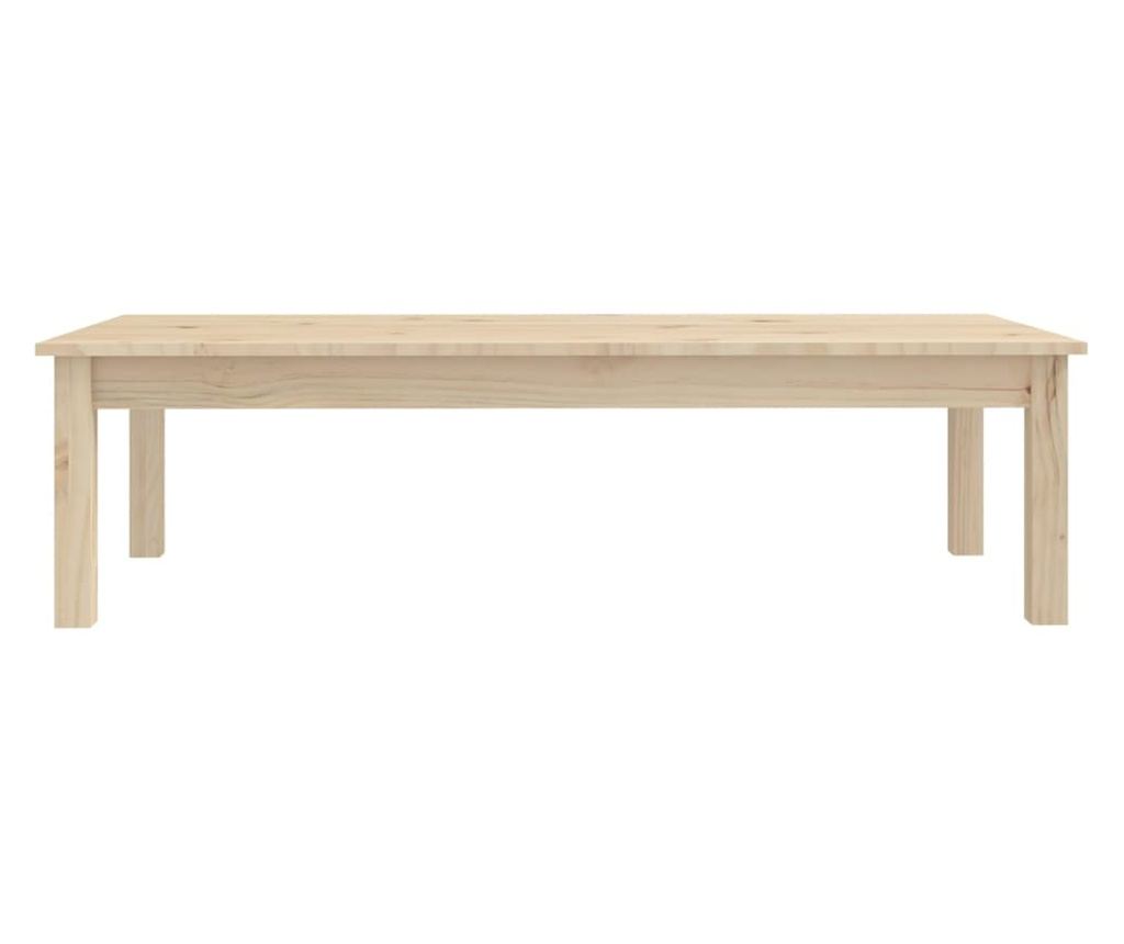 Маса за кафе, 110x50x30 см, масив бор - 3