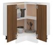 Ντουλάπι κουζίνας δρυς καφέ 75,5x75,5x80,5 εκ. σύνθετο ξύλο thumbnail 4