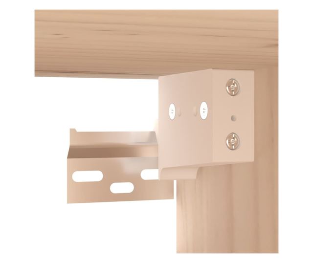 Omara, 60x30x30 cm, masivno borovo leso