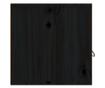 Omara, črna, 60x30x30 cm, masivno borovo les thumbnail 4