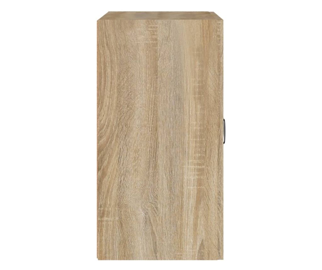 Επιτοίχιο Ντουλάπι, Sonoma Oak, 60x31x60 εκ., Ξύλο Επεξεργασίας - 6