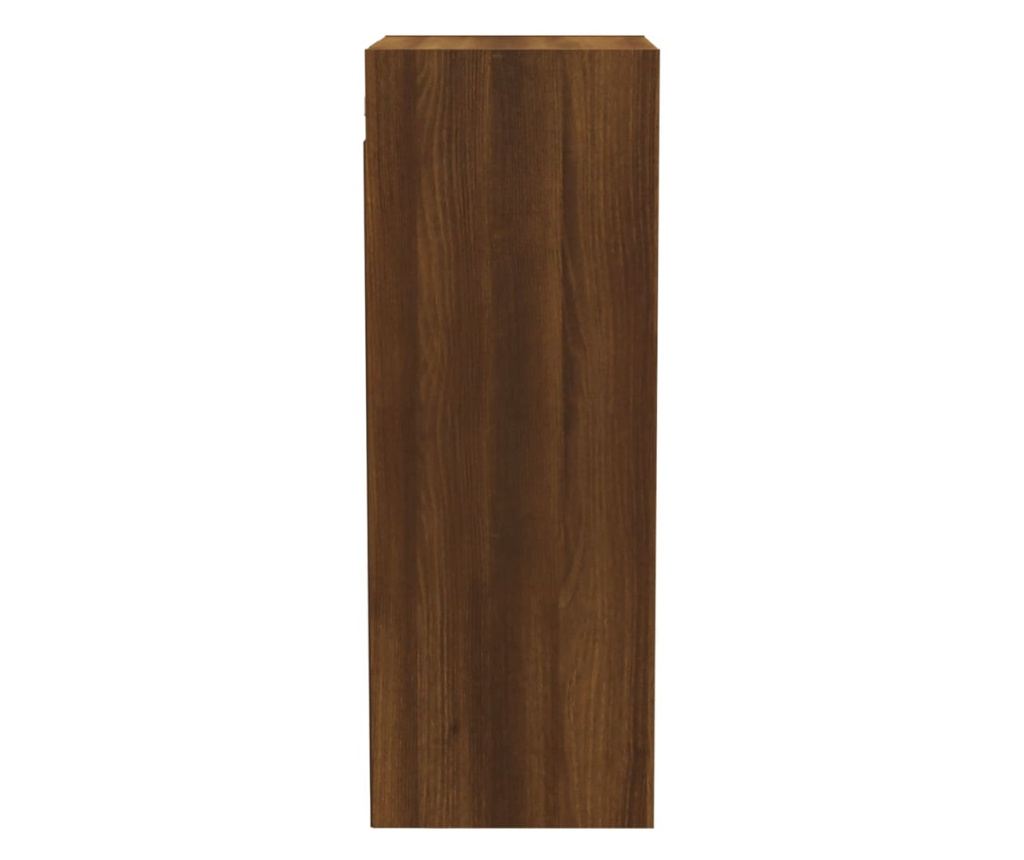 Επιτοίχιο Ντουλάπι, Δρυς Καφέ, 32.5x34.5x90 εκ., Ξύλο Επεξεργασίας - 10