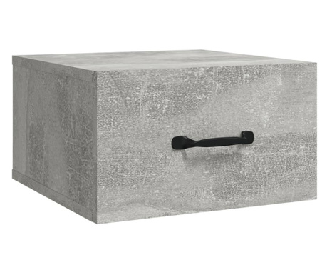 Stenska nočna omarica betonsko siva 35x35x20 cm