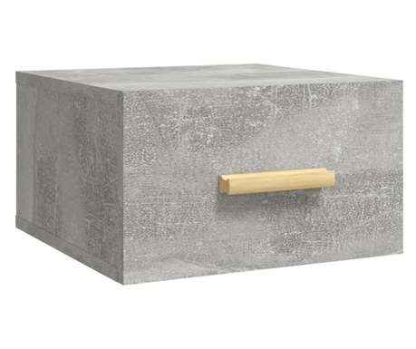 Stenska nočna omarica betonsko siva 35x35x20 cm