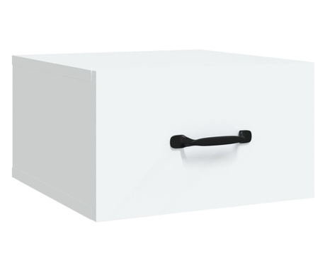 Stenska nočna omarica bela 35x35x20 cm