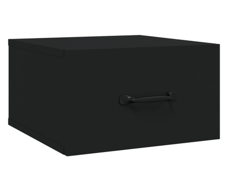 Stenska nočna omarica črna 35x35x20 cm