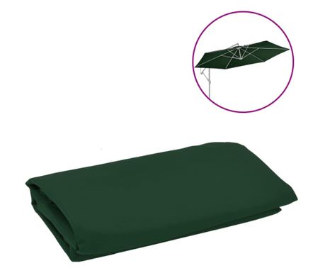 Zamjenska tkanina za konzolni suncobran 350 cm zelena 
