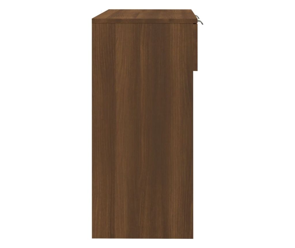 Κονσόλα, Brown Oak, 90x36x75 cm, Επεξεργασμένη Ξυλεία - 7
