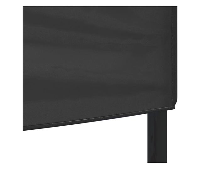 antracitszürke összecsukható rendezvénysátor 3 x 6 m