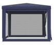 Парти шатра с 4 мрежести стени, синя, 3x3 м, HDPE thumbnail 4