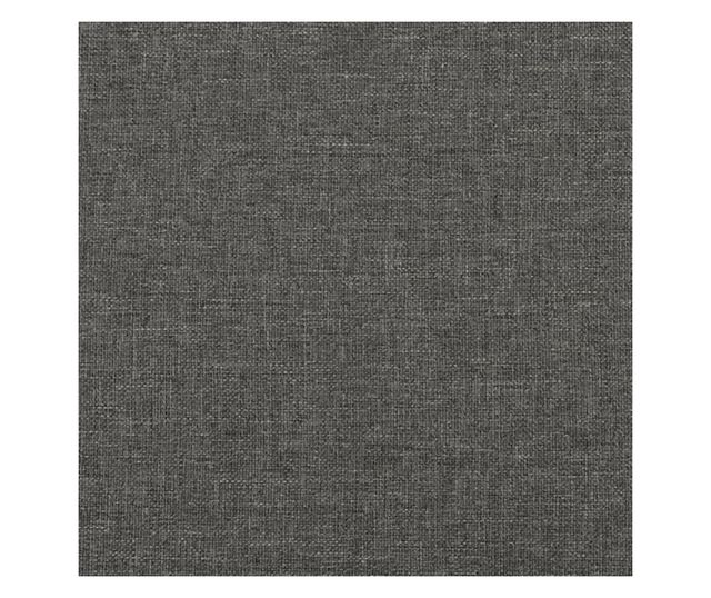 Madrac s džepičastim oprugama tamnosivi 80x200x20cm od tkanine