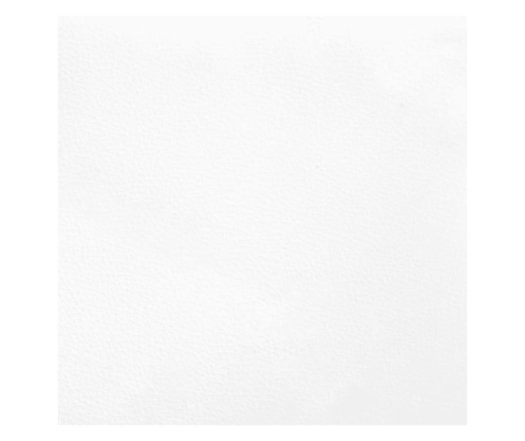 Рамка за легло тип бокс спринг, бяла, 80x200 см, еко кожа - 8