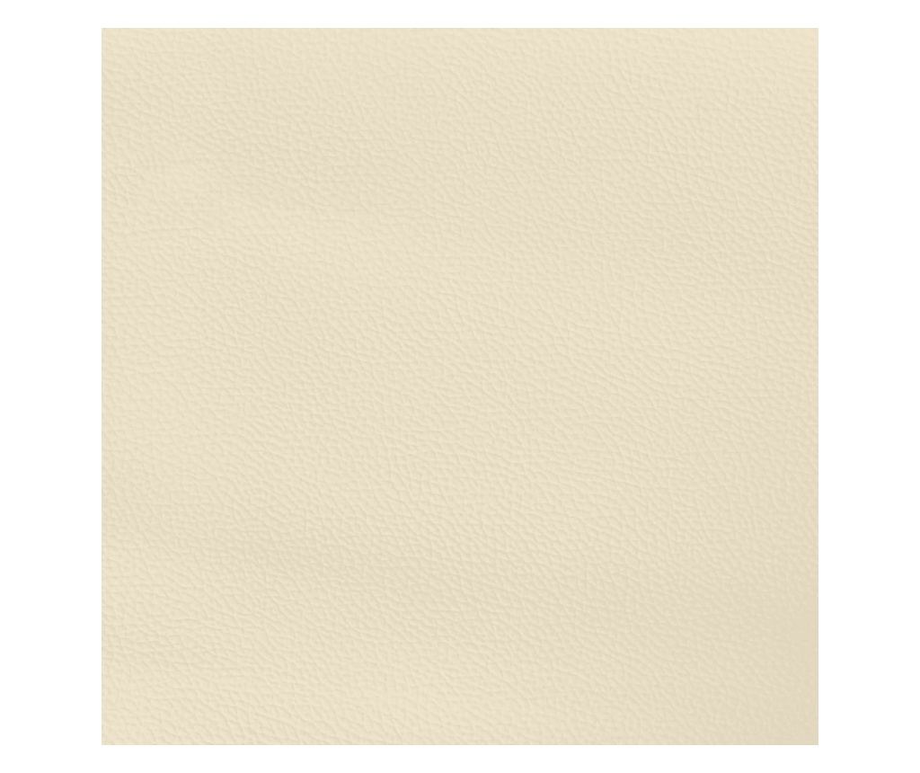 Рамка за легло тип бокс спринг, цвят крем, 180x200 см, изкуствена кожа - 8