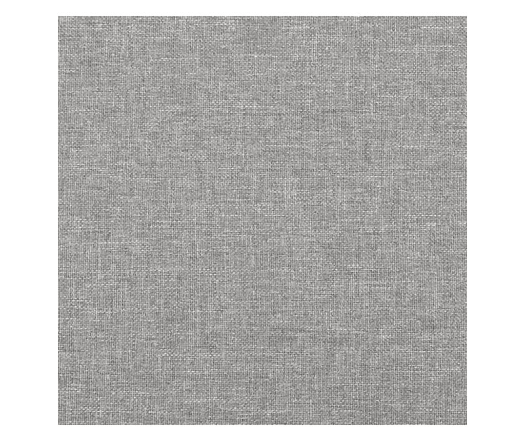Rám postele bez matrací světle šedá 120x190 cm textil - 8