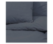 Set posteljine za poplun antracit 135x200 cm lagana mikrovlakna