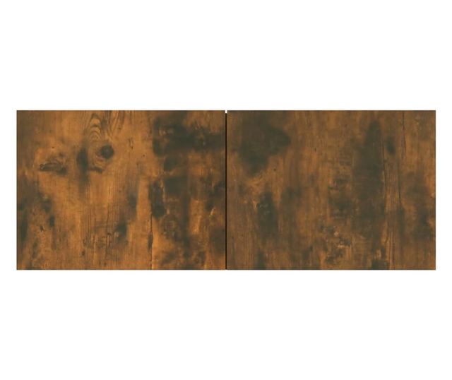 Set dulapuri TV, 7 piese, stejar fumuriu, lemn prelucrat